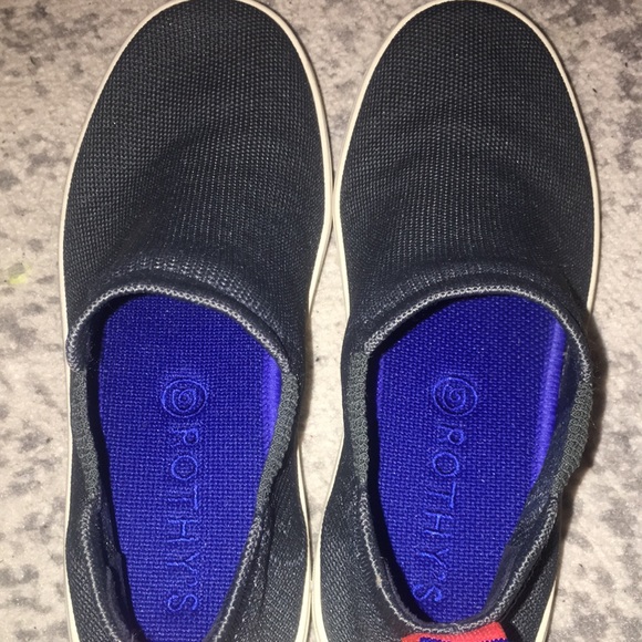 Rothys Chelsea Knit High Top Sneaker Gray Sz 7.5 - Picture 9 of 12